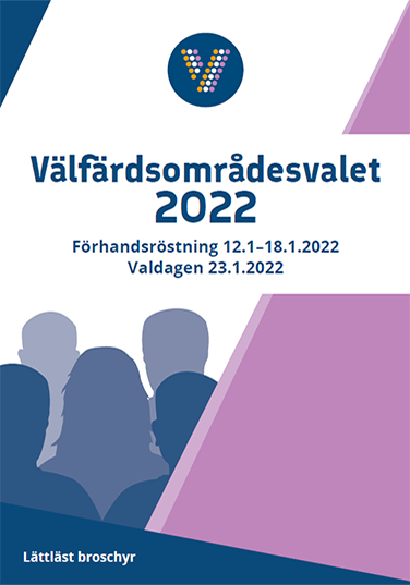 Välfärdsområdesvalet 2022 – Lättläst broschyr på svenska