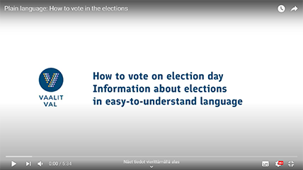 Video in plain language: How to vote in the elections